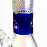 13" Genie electroplated glass beaker bong ( F11 )