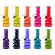 6" Colored Glass Bubble Waterpipe Glass Bong Super Supplys Inc