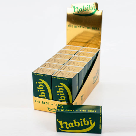 [Special Offer] Habibi - 1 1/4 rolling paper with pre-rolled tips Box of 12 + Tips box of 50