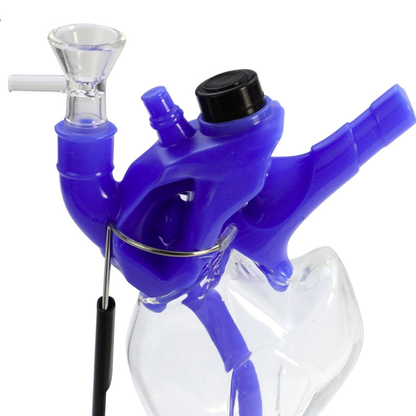 Heart Water Pipe Glass Pipe-Assorted [H260-1]