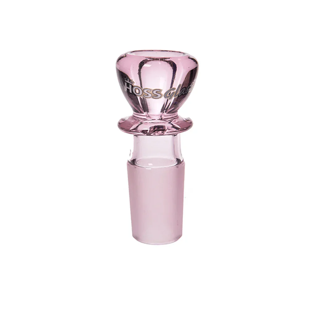 Hoss Glass | 19mm Full colour chunky snapper bowl [YX20C] Bowl · Banger · Oil Burner Smoking Cat Distribution Pink