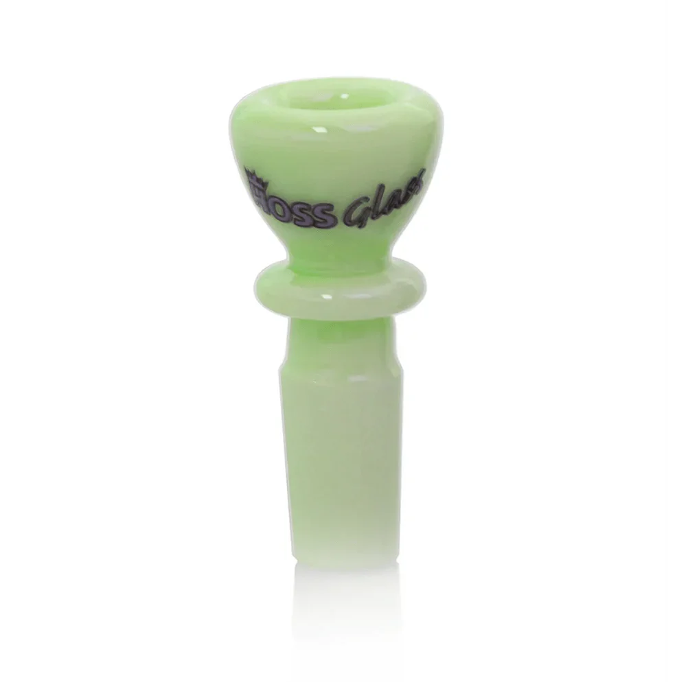 Hoss Glass | 19mm Full colour chunky snapper bowl [YX20C] Bowl · Banger · Oil Burner Smoking Cat Distribution Lime