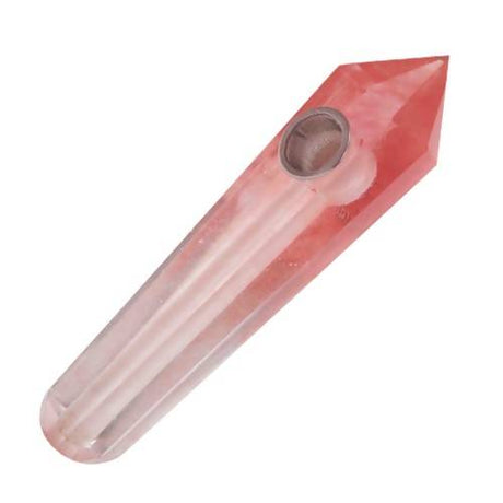 QUARTZ PIPE | RED MELTING STONE Quartz · Stone Xhaal Inc