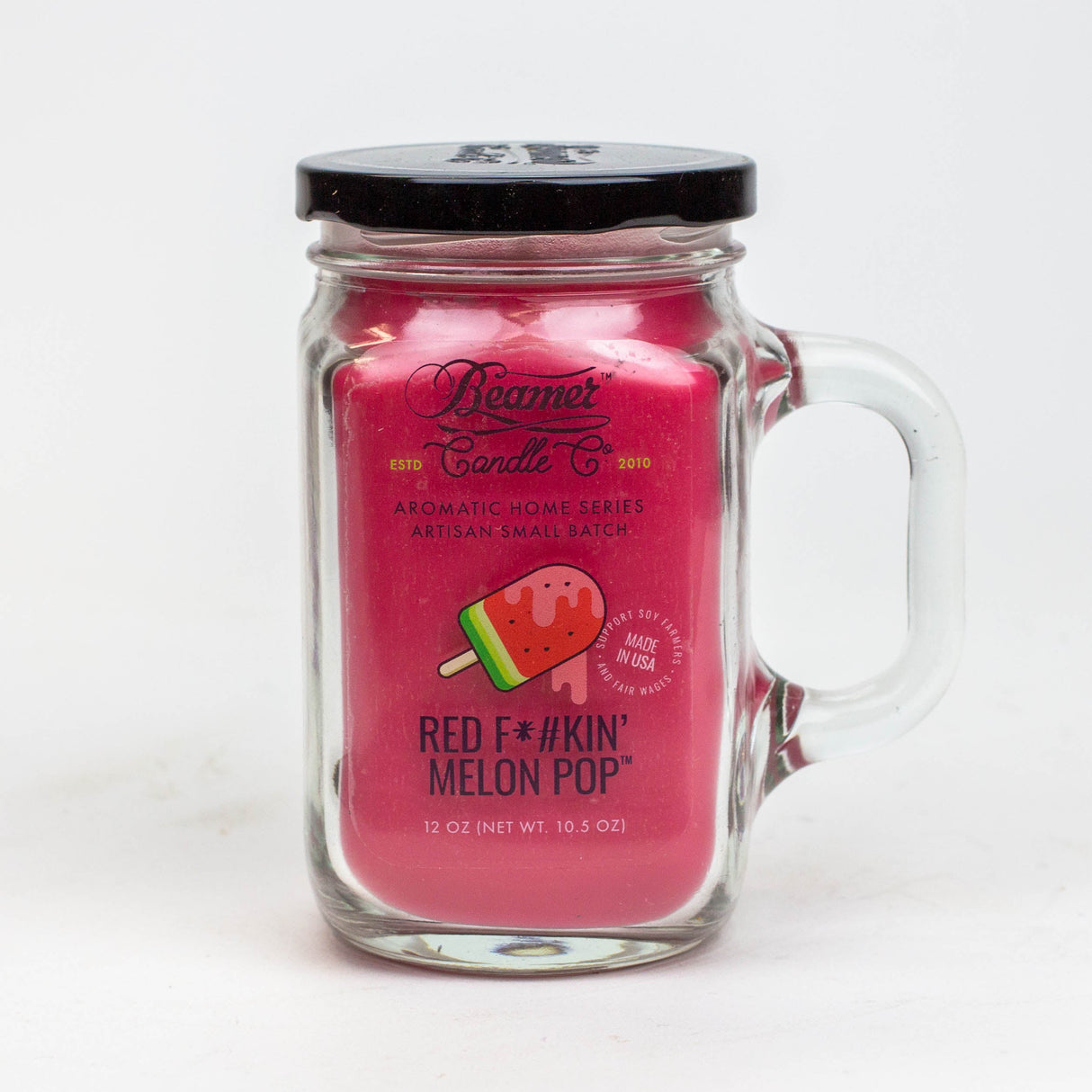 Beamer Candle Co. | Ultra Premium Jar Aromatic Home Series candle Candle ONE Red F*#KIN' Melon Pop