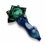 5" Flower Glass Hand Pipe Glass Pipe Super Supplys Inc