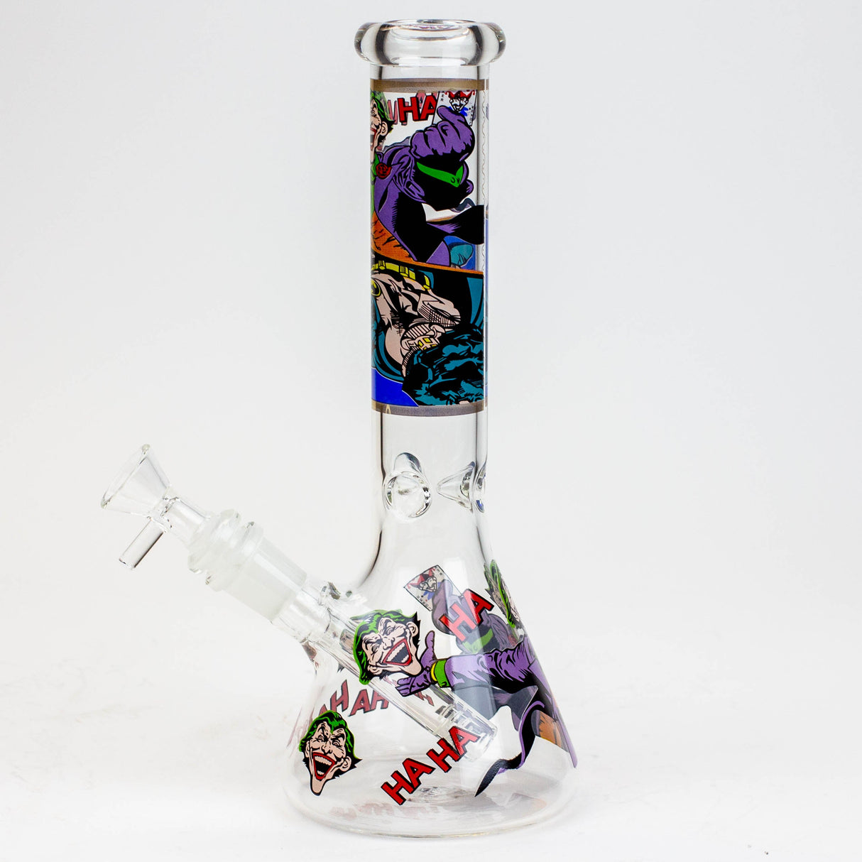 10" Cartoon glass water bong