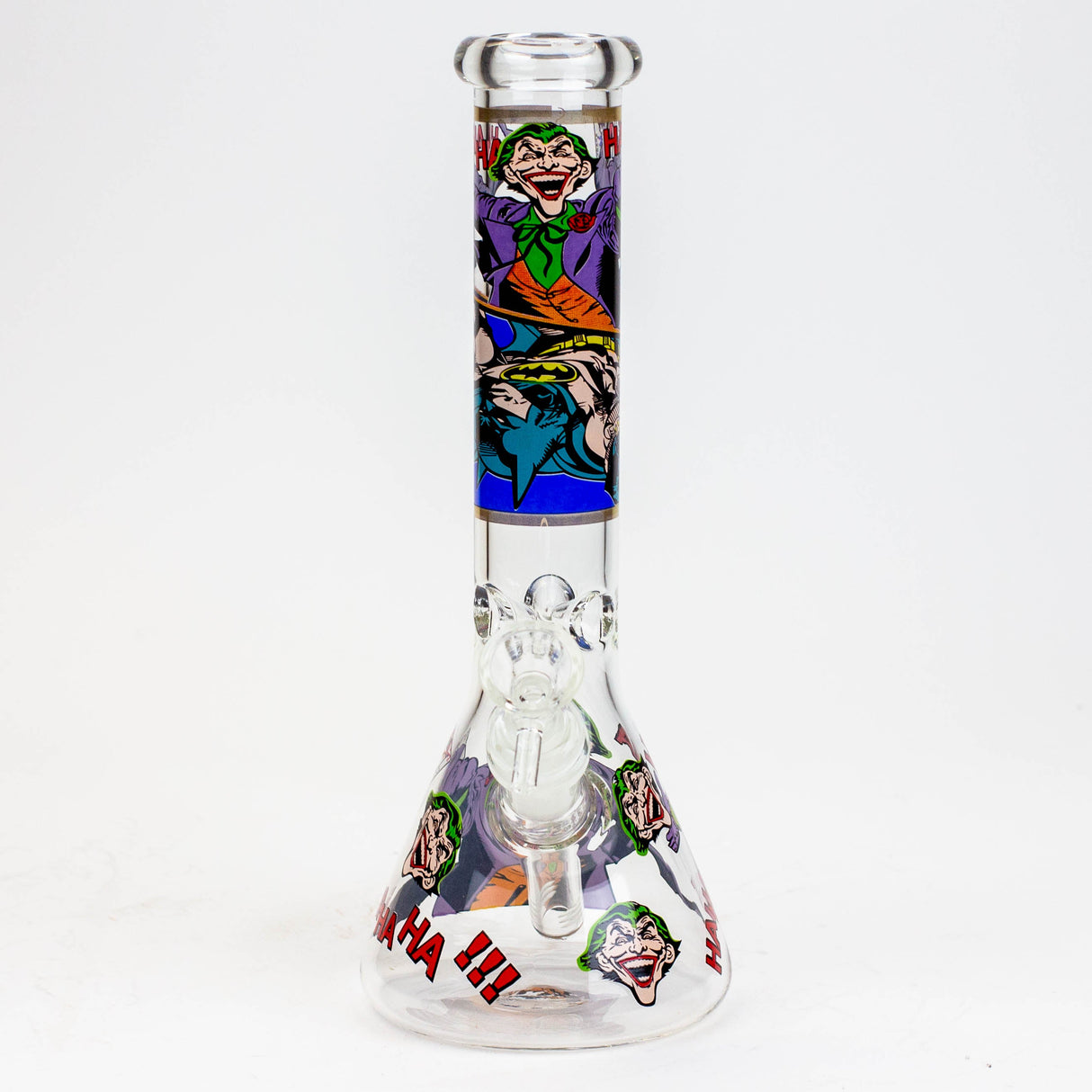 10" Cartoon glass water bong