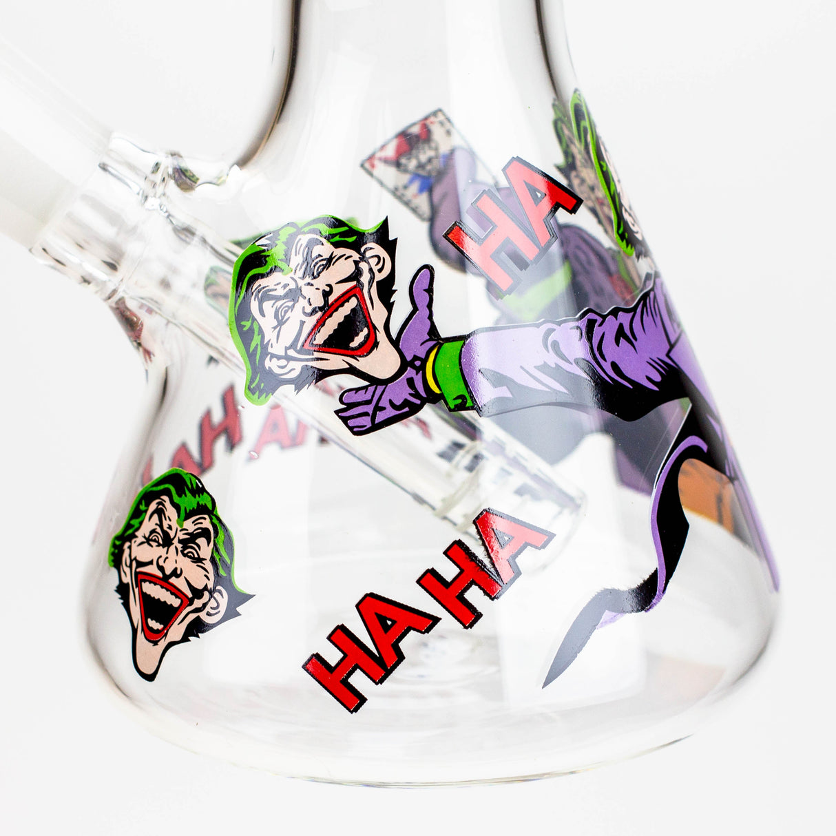 10" Cartoon glass water bong