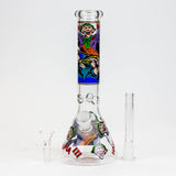 10" Cartoon glass water bong