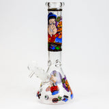 10" Cartoon glass water bong