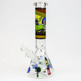 10" Cartoon glass water bong