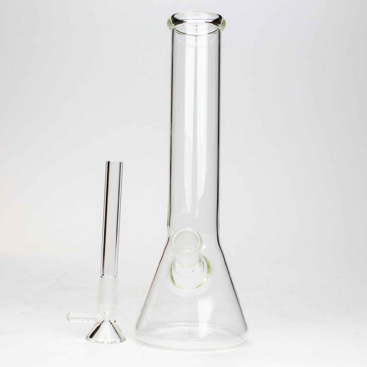 8" Clear glass beaker water bong [ WF001 ]