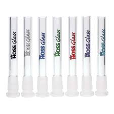 Hoss Glass | 3" Flush Mounted Open End Downstems Downstem · Bowlstem Smoking Cat Distribution Red