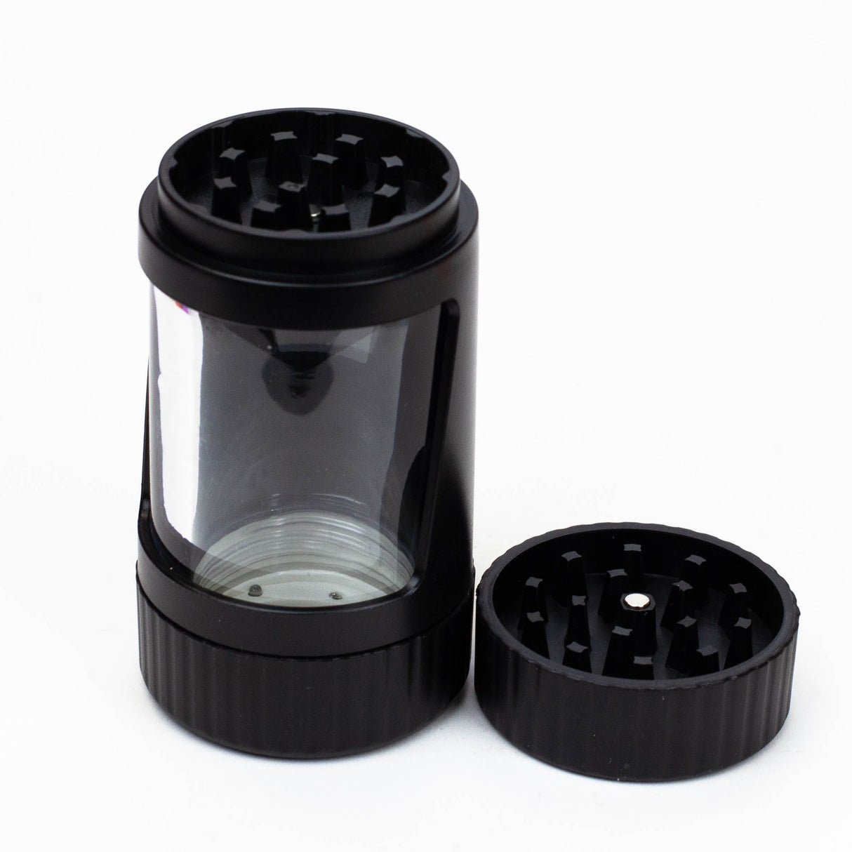 COOKIE | 4 IN 1 UTILITY JAR WITH GRINDER AND ONE HITTER Herb Saver Grinder LEHIGH WHOLESALE