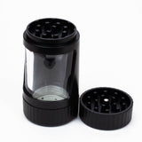 COOKIE | 4 IN 1 UTILITY JAR WITH GRINDER AND ONE HITTER Herb Saver Grinder LEHIGH WHOLESALE