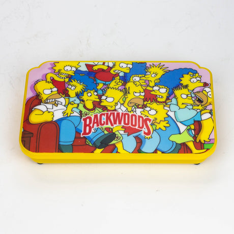 The Cartoon Rechargeable LED Rolling Tray with lid