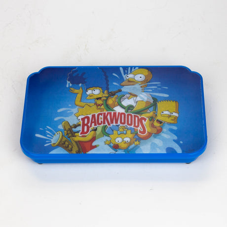 The Cartoon Rechargeable LED Rolling Tray with lid