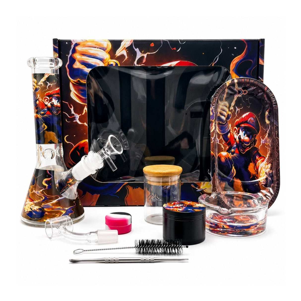 Firestorm Plumber 11-Piece Beaker Bong Gift Set
