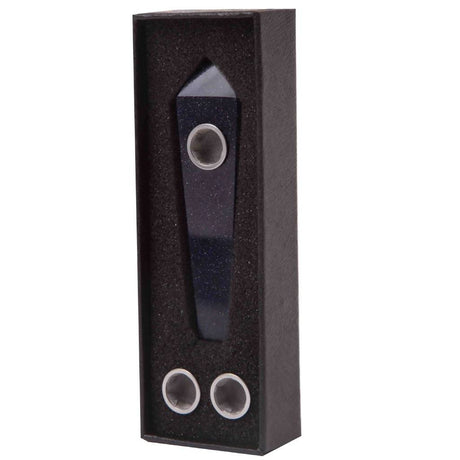 QUARTZ PIPE | BLUE SANDSTONE Quartz · Stone Xhaal Inc