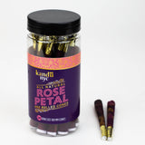 Kandu NYC All natural Rose Petal Pre-rolled Cones 109mm, Display Jar of 30 Count