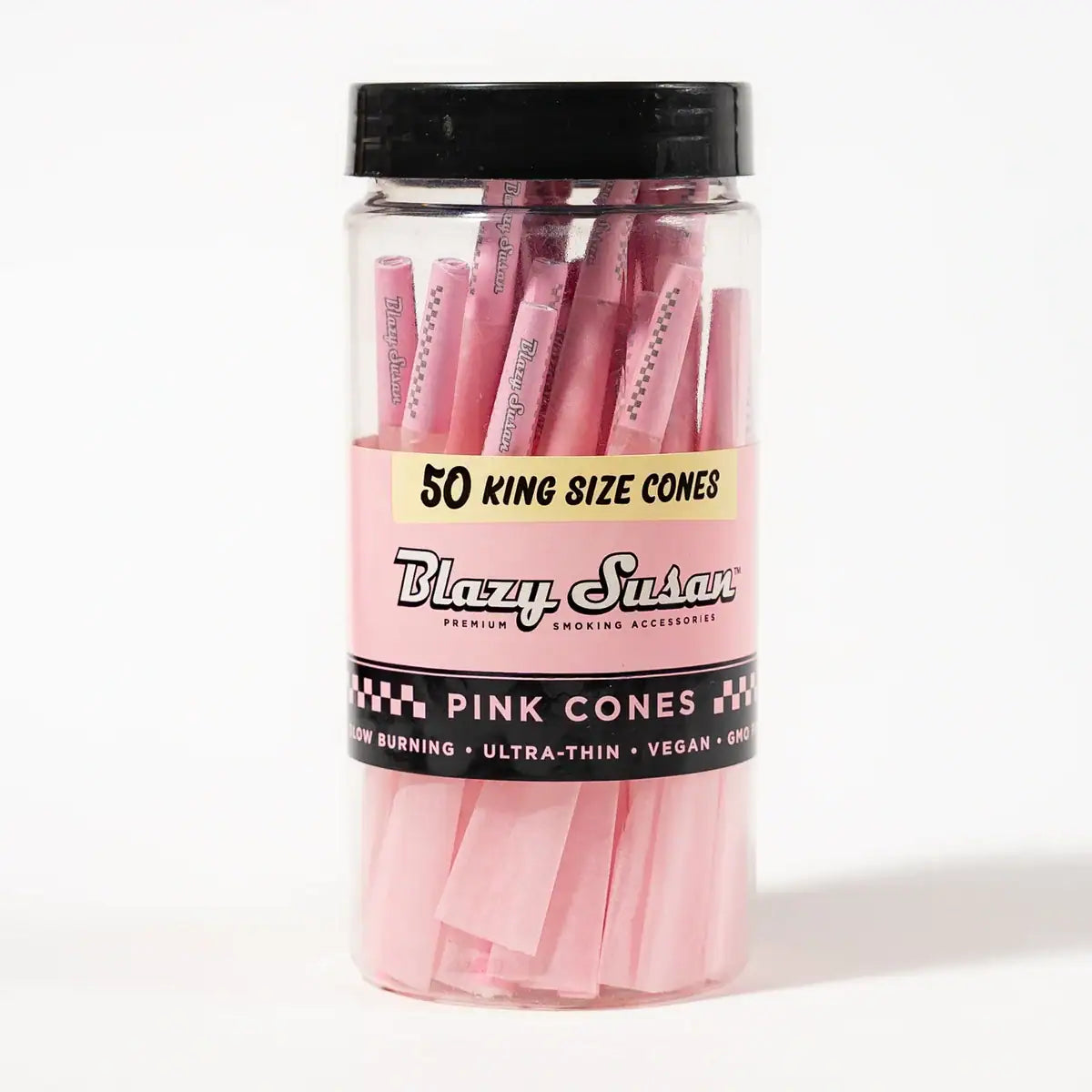 Blazy Susan | Pink King size Cones Pack of 50 Pre-rolled Cone (Bulk / Tower) BB Canada