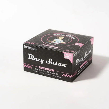 Blazy Susan | 1 ¼″ Ultra-Thin Rice Papers – 50 Count 1 - 1/4" Size Smoking Cat Distribution