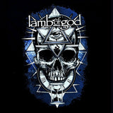 Lamb of God | “All Seeing Blue” Short Sleeve Men’s Black T-Shirt – Officially Licensed Rock Band Tee Short Sleeve Philcos