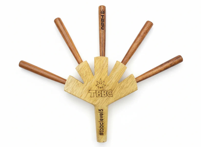 TBBC Level 5 Wood Joint Holder - 5 in 1 J Holder Holder THEBOOMBOXCLUB Canada