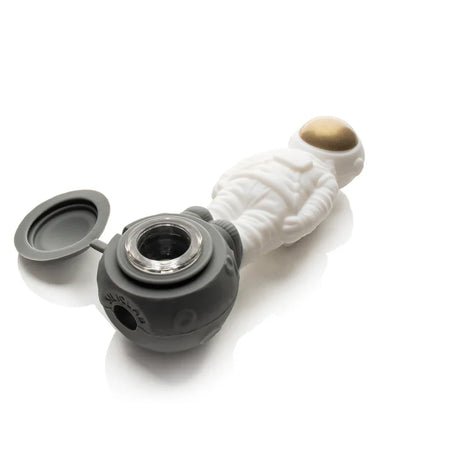 LIT® Silicone | 4.75" Man On The Moon Hand Pipe [TS226] Silicone Pipe Smoking Cat Distribution