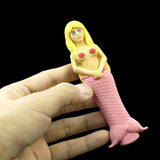 4.7" Mermaid hand pipe-Assorted [H365]