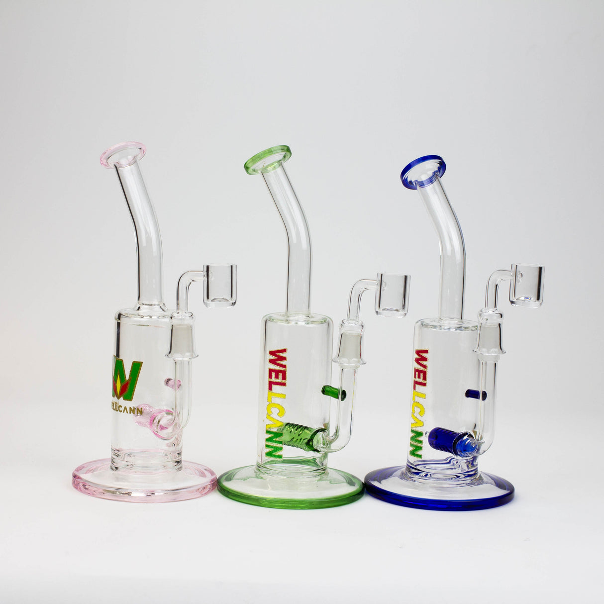 9" WellCann Inline diffuser Rig with Banger