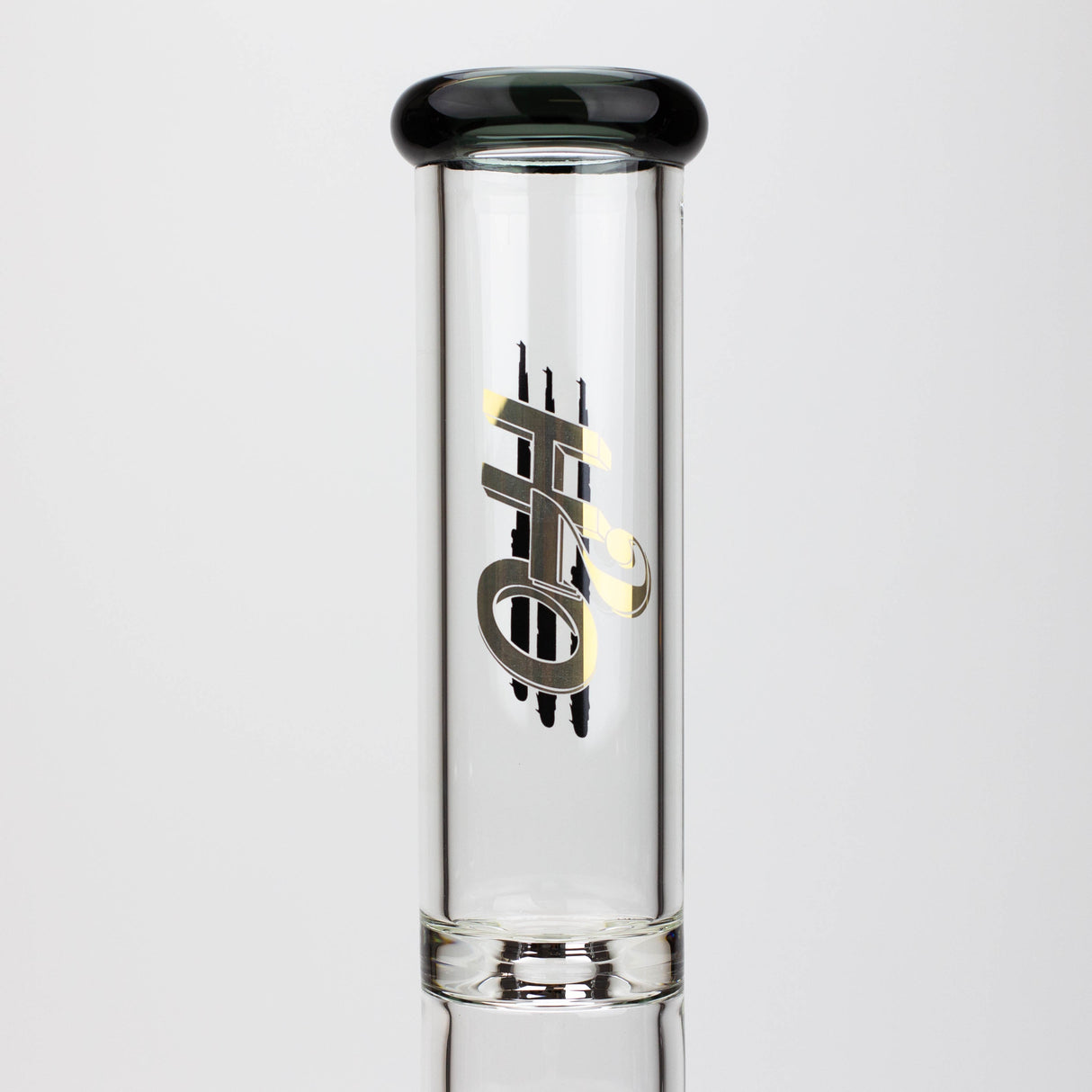 17.5" H2O glass water bong with shower head percolator [H2O-5003]