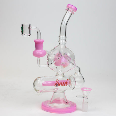 9" SOUL Glass 2-in-1 glass bong [S2057]