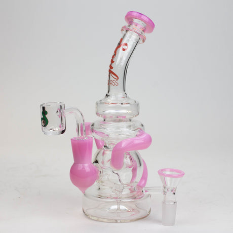 8" SOUL Glass 2-in-1 recycler bong [S2063]