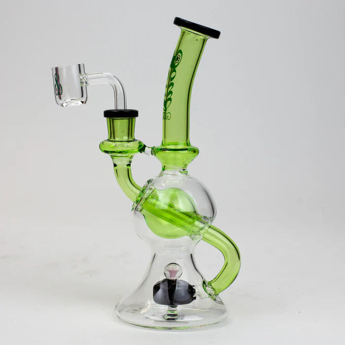 [4 Pack Bundle] 8" SOUL Glass 2-in-1 recycler bong [S2084] Glass Bong ONE