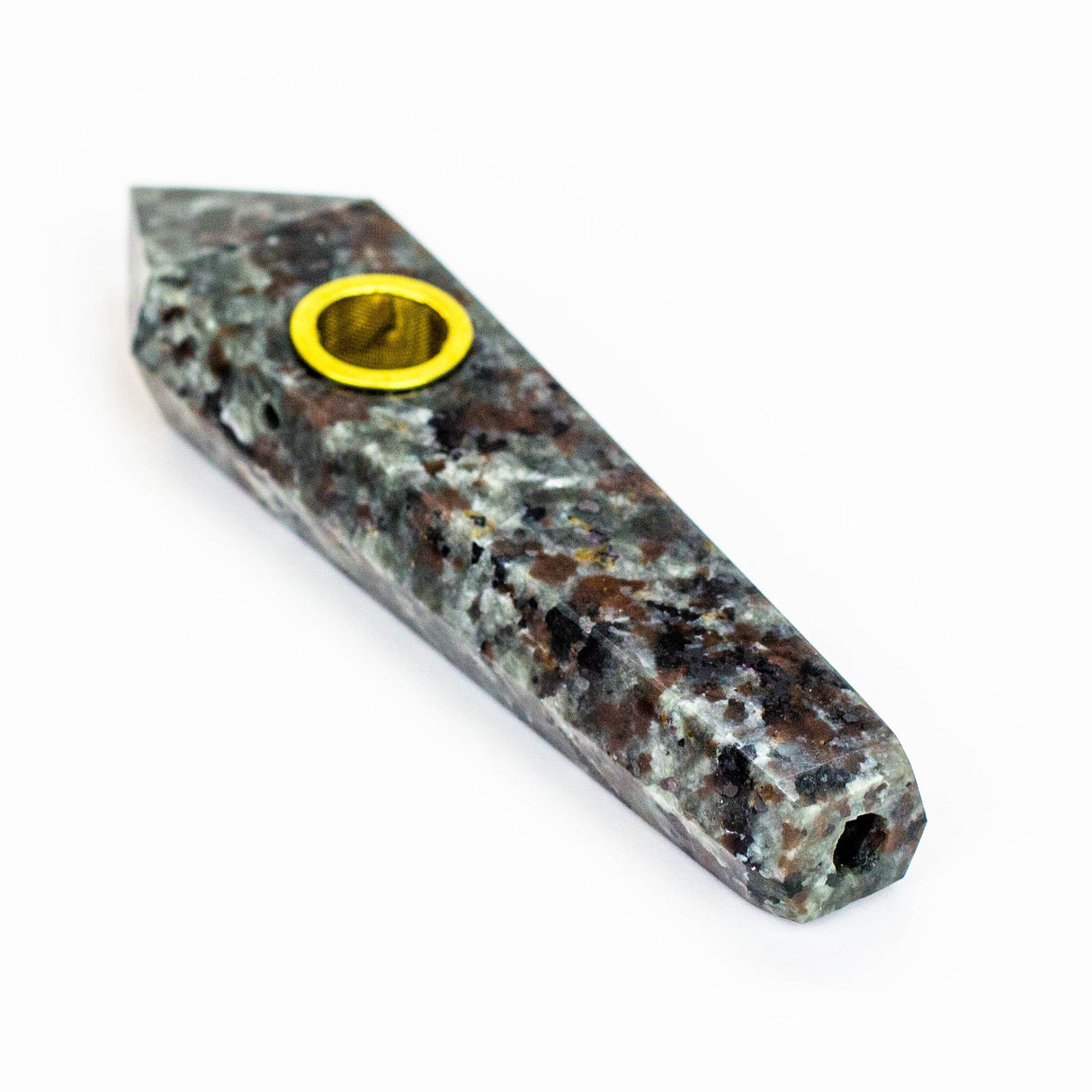 Acid Secs - Black light Natural Fire Stone Smoking Pipe with choke hole Quartz · Stone Pipe Acid Secs Productions Inc. Picasso