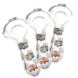 Pulsar VW Bus 4.5" Glass Spoon Pipe 3 Count set Glass Pipe Smoking Cat Distribution Default Title