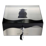 HUMIDOR | SILVER- - One Wholesale