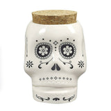 SKULL STASH JAR - WHITE