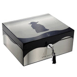 HUMIDOR | SILVER- - One Wholesale