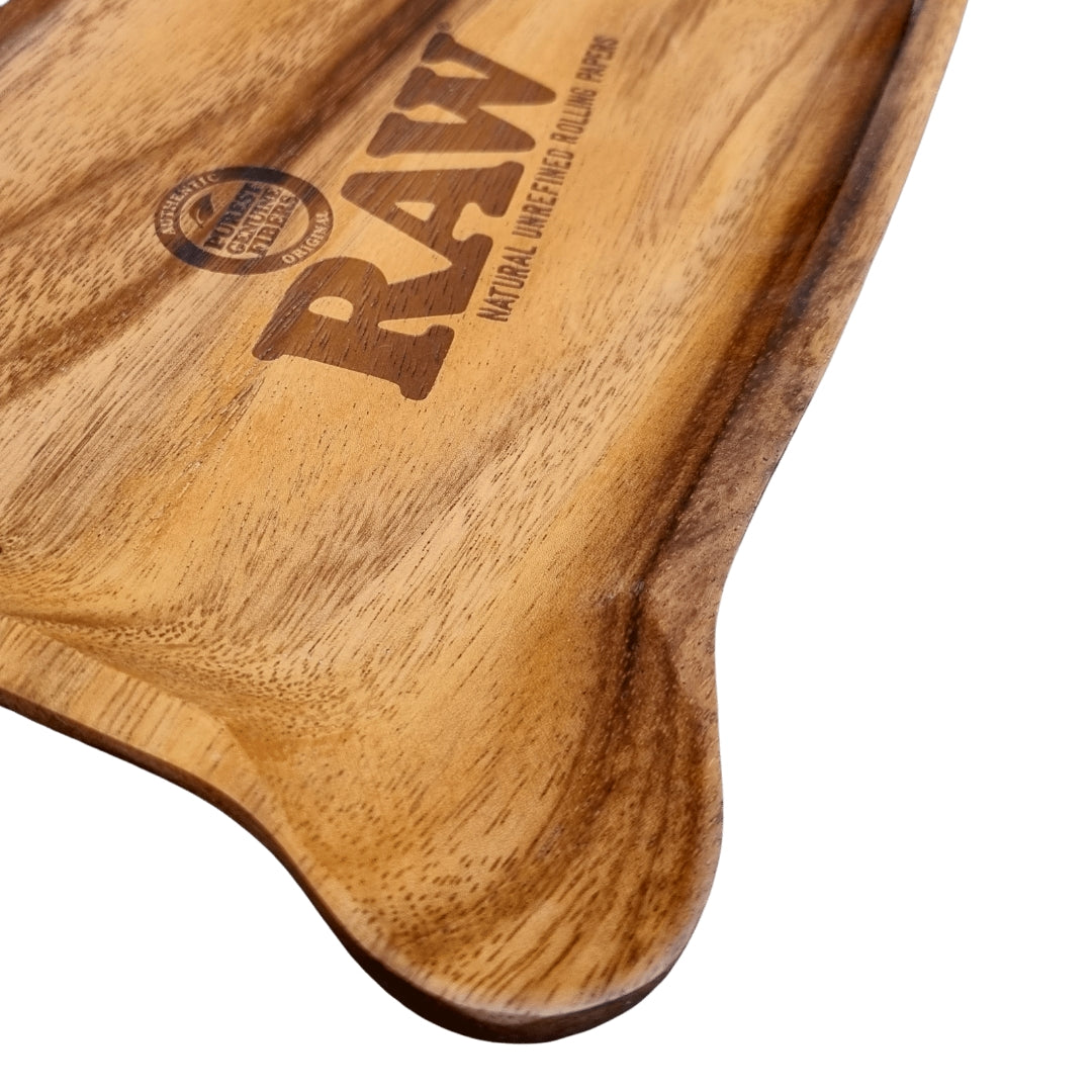 RAW | Wooden Spout Rolling Tray