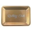 Rolling Club | Metal Rolling Tray - Small Tray Maq Distributors Gold
