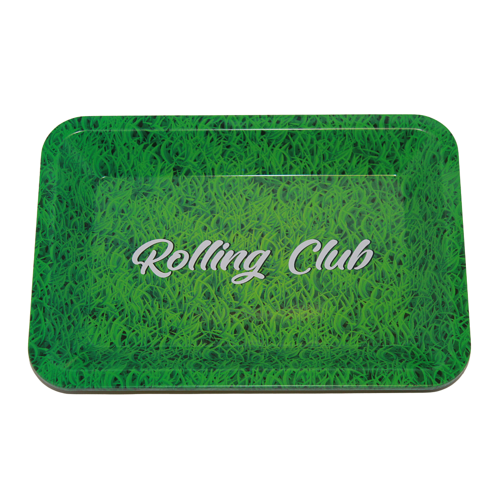 Rolling Club | Metal Rolling Tray - Small Tray Maq Distributors Grass