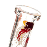 Red Eye Glass® | 15" 7mm Glow in the Dark Jellyfish Water Pipe [REG155]