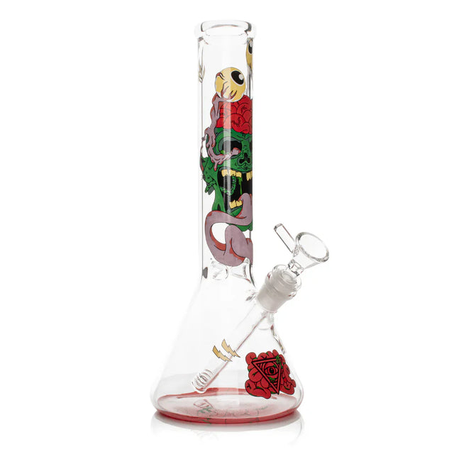 Red Eye Glass® | 12" Demon Tongue (REG205) Glass Bong Smoking Cat Distribution