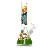 Red Eye Glass® | 10" Bong of the Living Dead Beaker (REG211) Glass Bong Smoking Cat Distribution