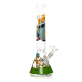 Red Eye Glass® | 15" Bong of the Living Dead Beaker (REG212) Glass Bong Smoking Cat Distribution