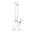 SC Red Eye Glass 16" Dual Chamber Matrix Perc Beaker Bong