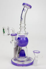 8.2" SOUL Glass 2-in-1 Cone diffuser glass bong-Purple - One Wholesale