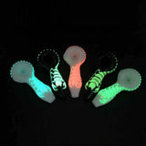 Scorpion Glow In The Dark Glass Smoking Spoon Hand Pipe